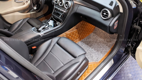 Thảm lót sàn ô tô 6D Mercedes C - Class W205 (C180/ C200/ C250/ C300 AMG giá gốc tận xưởng, bảo hành trọn đời
